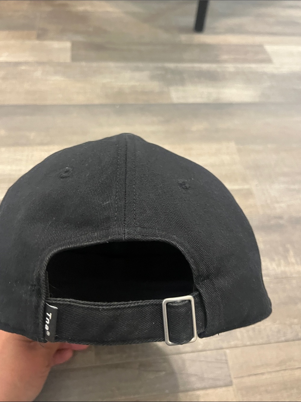 TNA Black Baseball Cap with White Logo Patch - Picture 7 of 8